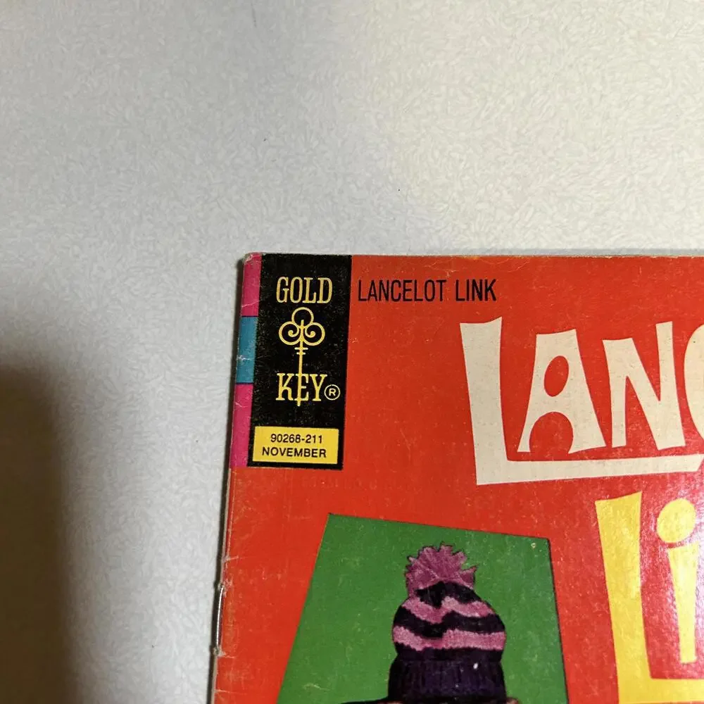 Lancelot‎ Link Secret Chimp #3 Gold Key 1971 TV Photo Cover